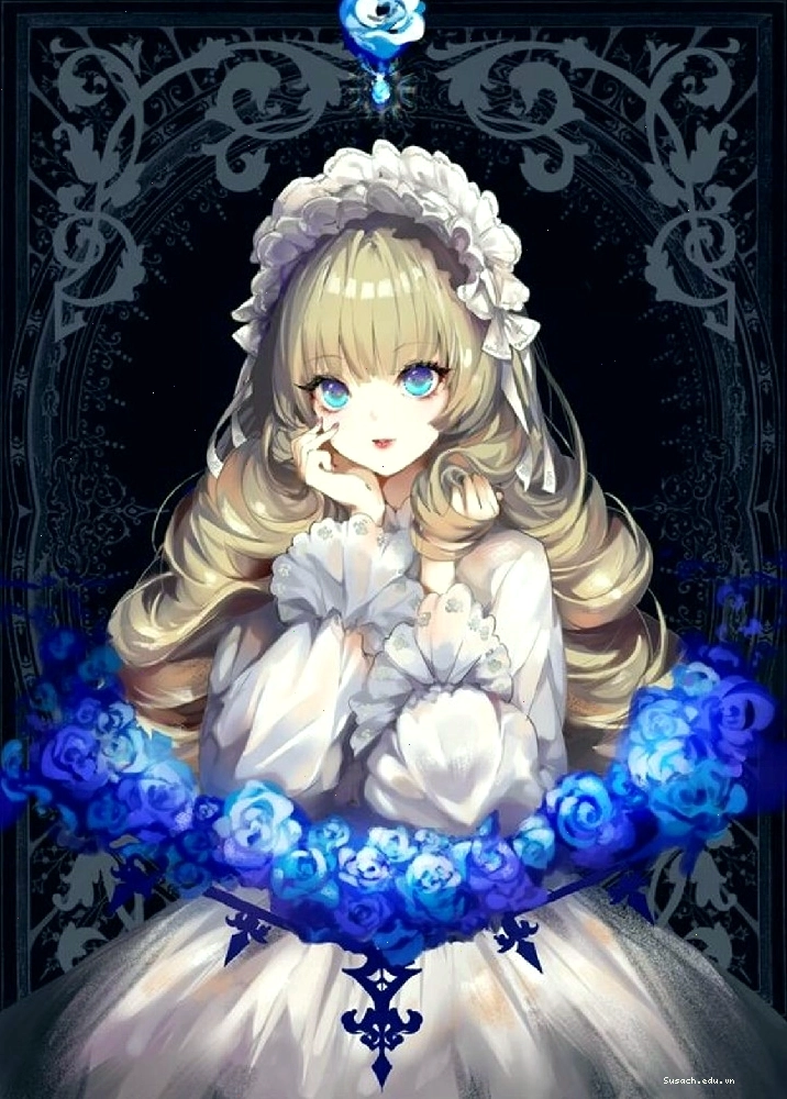 Cô gái anime với trang phục quân đội, ánh mắt kiên định