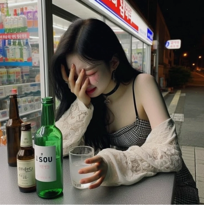 Cô gái xinh tâm trạng trầm buồn, ánh mắt chất chứa nỗi niềm