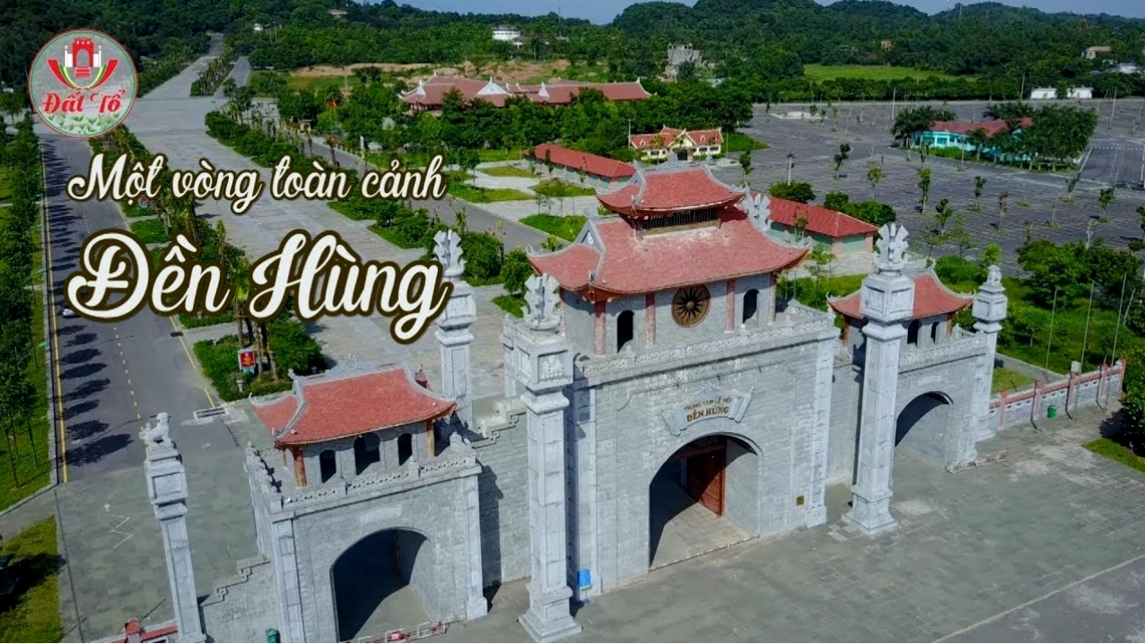 Con đường dẫn lên các đền tại Khu di tích Lịch sử Đền Hùng