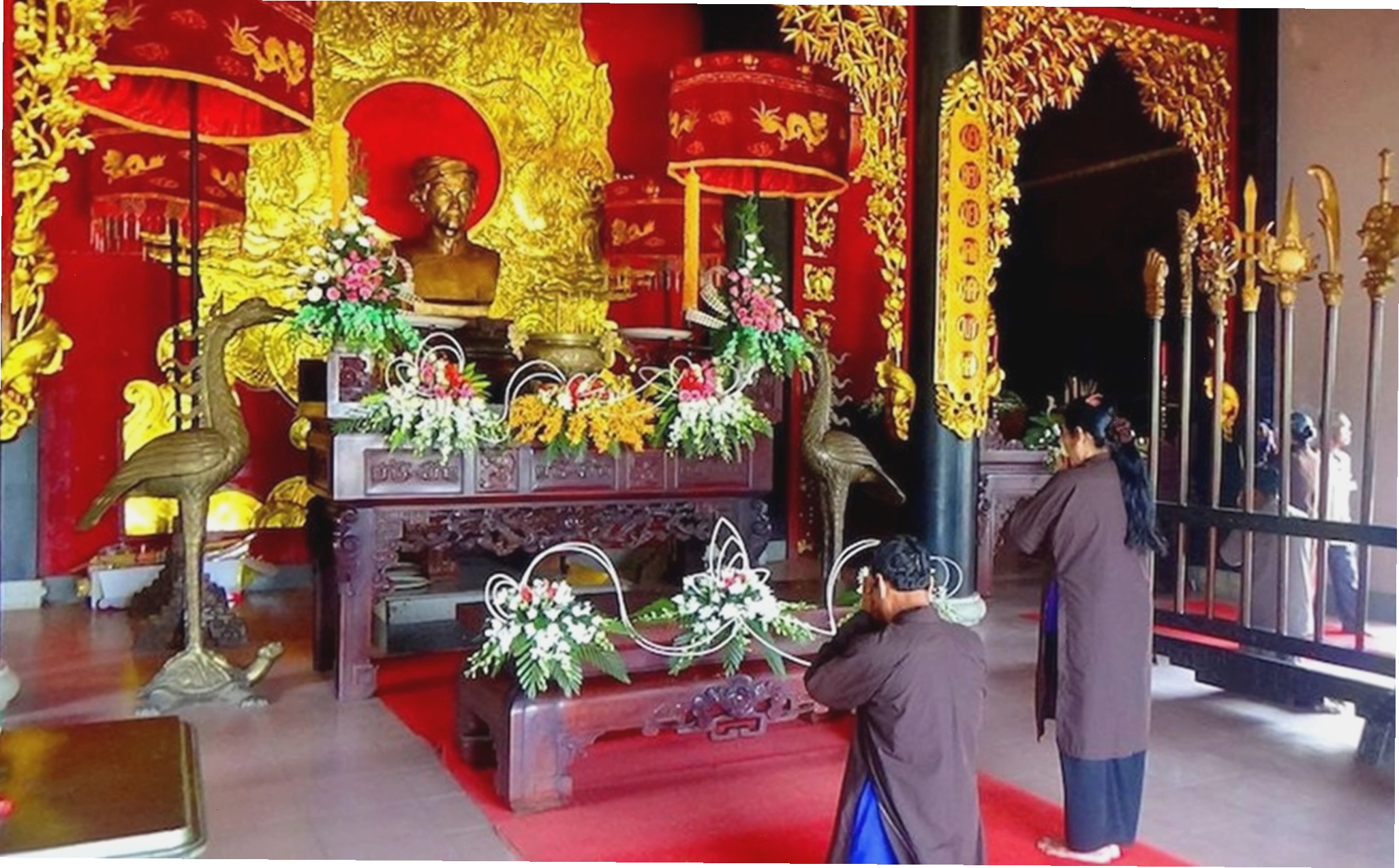 Cổng chào Khu di tích Vàm Nhựt Tảo