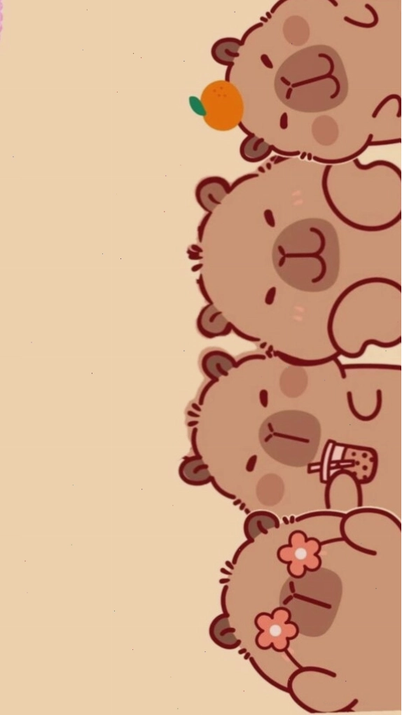 Đàn Capybara xếp hàng vô tri, đáng yêu tạo nên khung cảnh ấn tượng