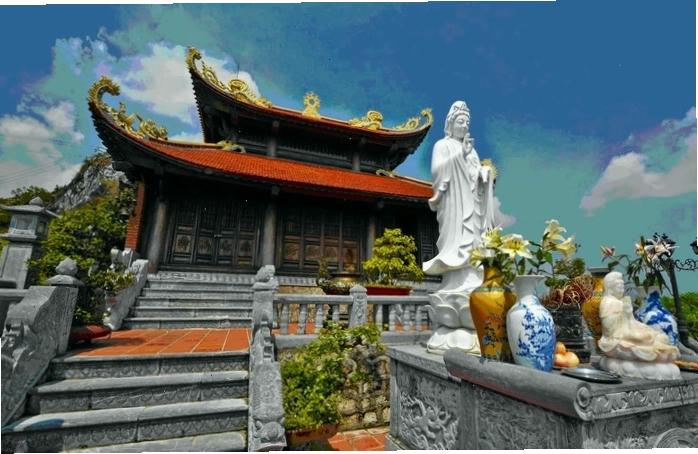 Đền thờ Đức Vua Lê Đại Hành trong khu di tích Tràng Kênh