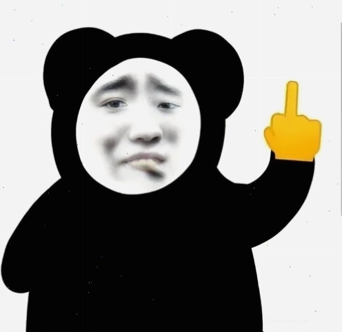 Gấu trúc meme thể hiện sự thích thú
