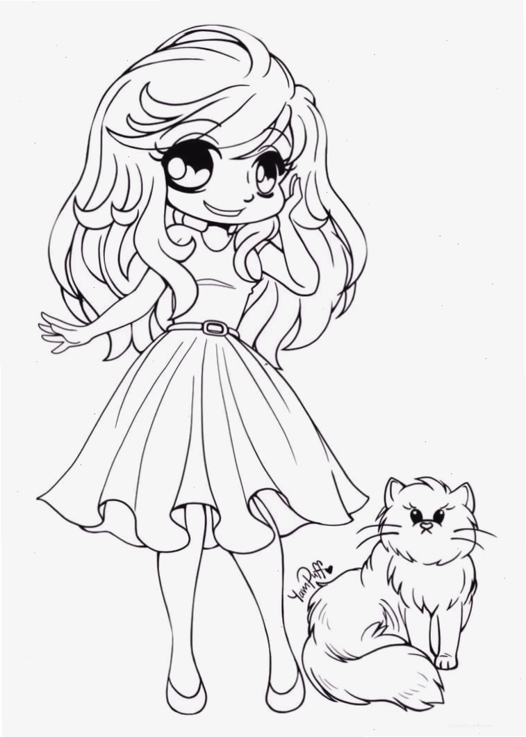 Hình ảnh anime Chibi với nét vẽ mềm mại