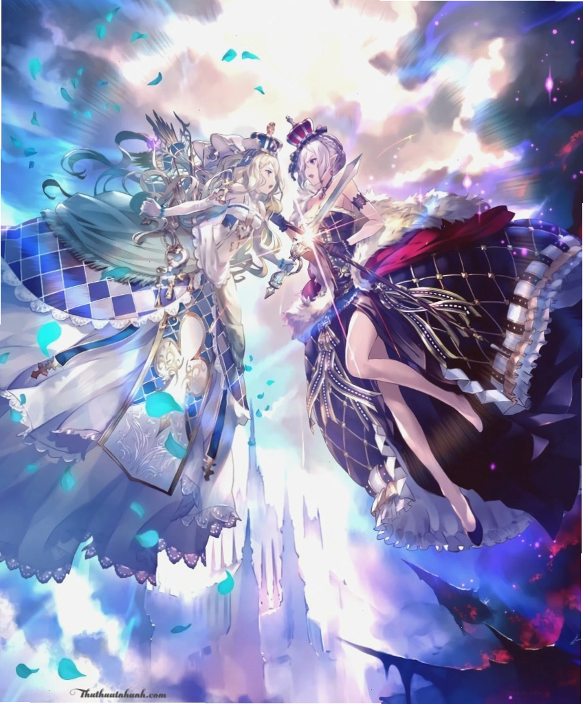 Hình ảnh anime đẹp về thiên thần và ác quỷ