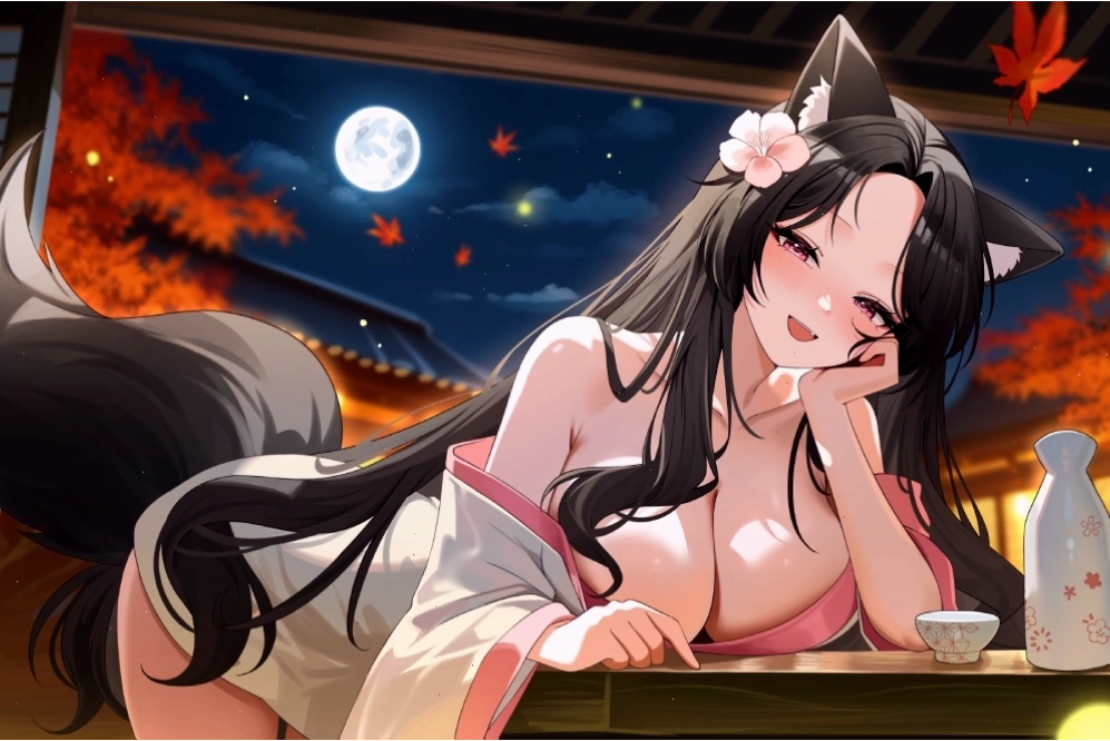 Hình ảnh anime mặt trăng và các vì sao
