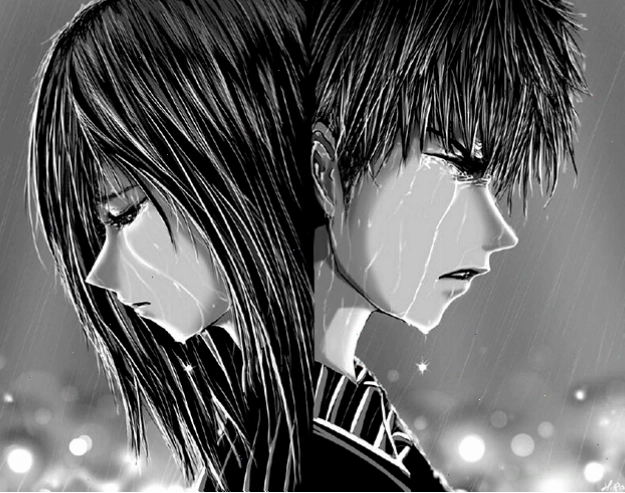 Hình ảnh anime nữ khóc sau khi chia tay đầy đau khổ