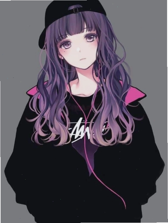 Hình ảnh anime nữ ngầu với phong cách lạnh lùng cá tính