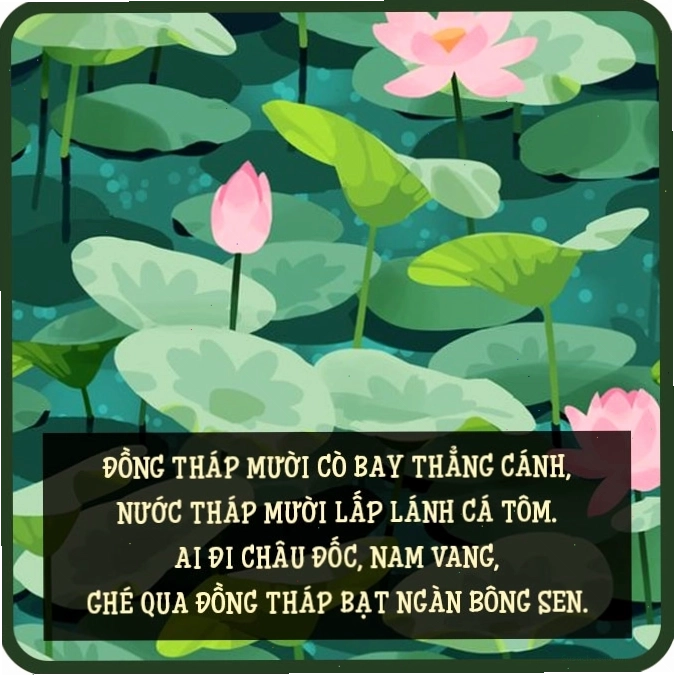 Hình ảnh cánh đồng lúa chín trong ca dao quê hương