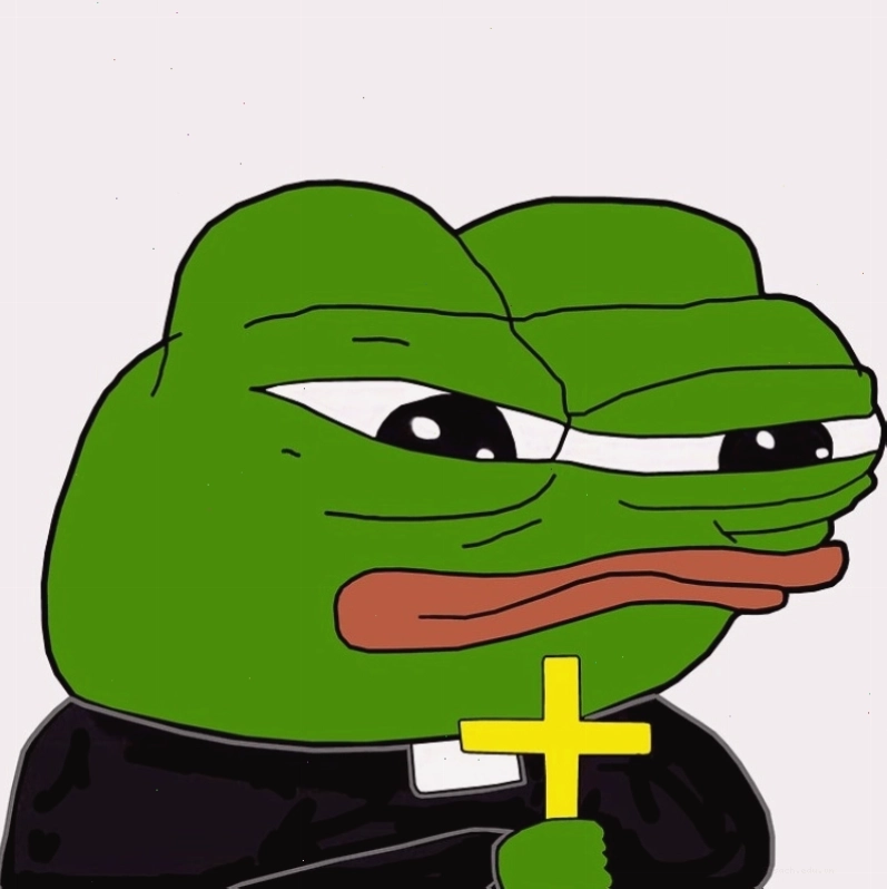 Hình ảnh ếch cầm thánh giá meme