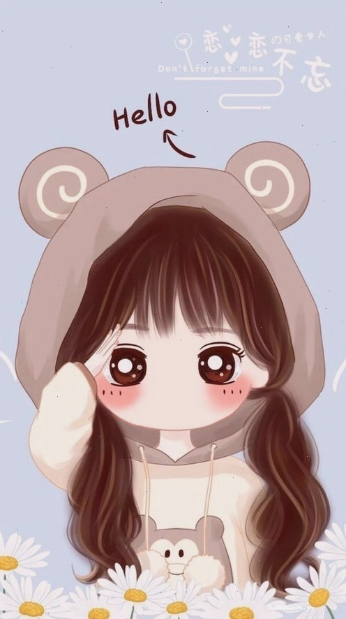 Hình ảnh mèo cute trong phong cách vẽ minh họa