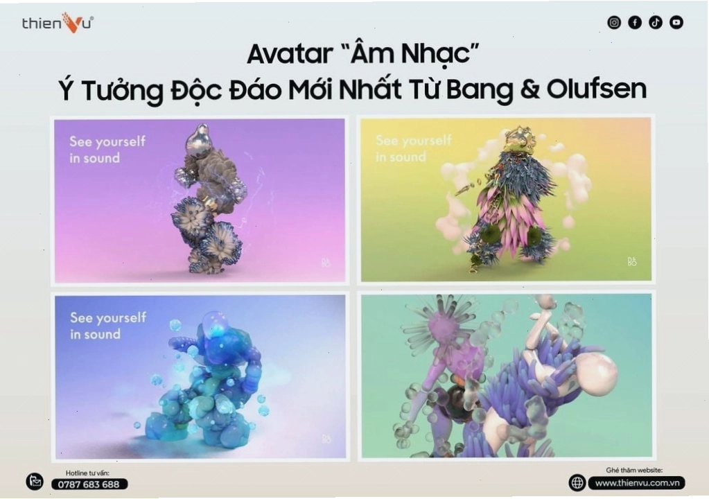 Hình ảnh minh họa cho xu hướng avatar nhạc sáng tạo