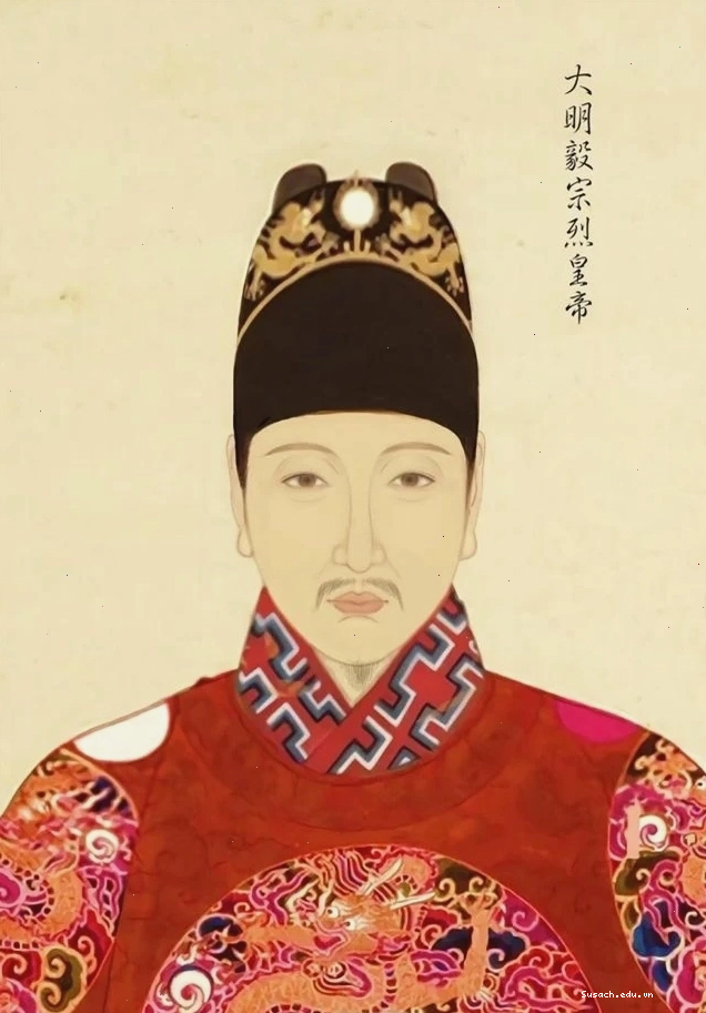 Hình ảnh minh họa ngày cuối cùng của hoàng đế Sùng Trinh