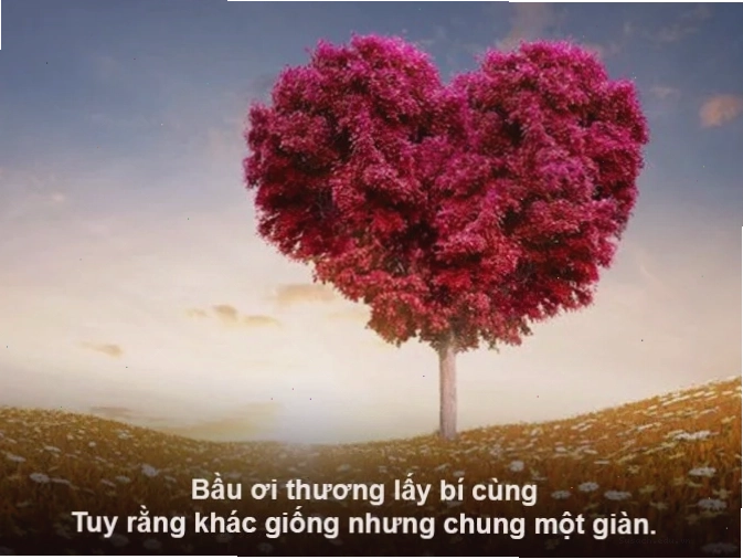 Hình ảnh minh họa tình yêu thương con người, sự giúp đỡ lẫn nhau