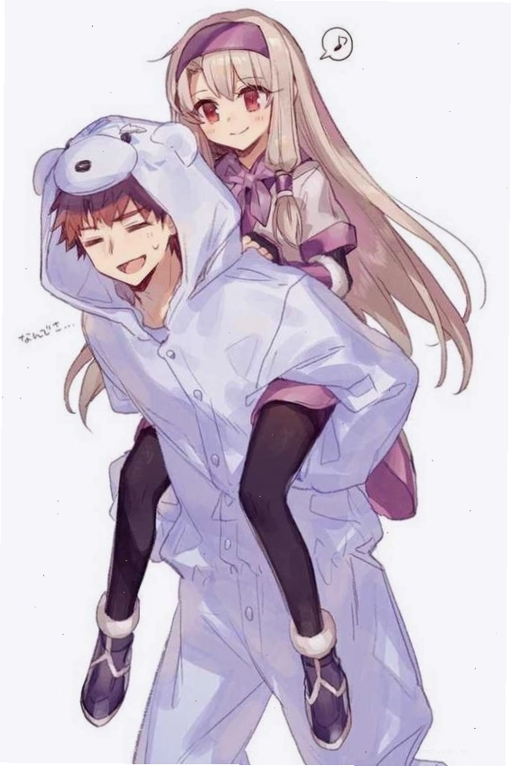 Hình Anime FF cặp đôi cute đáng yêu