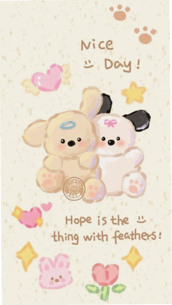 Hình nền avatar chibi dễ thương với tông màu xanh mint chủ đạo