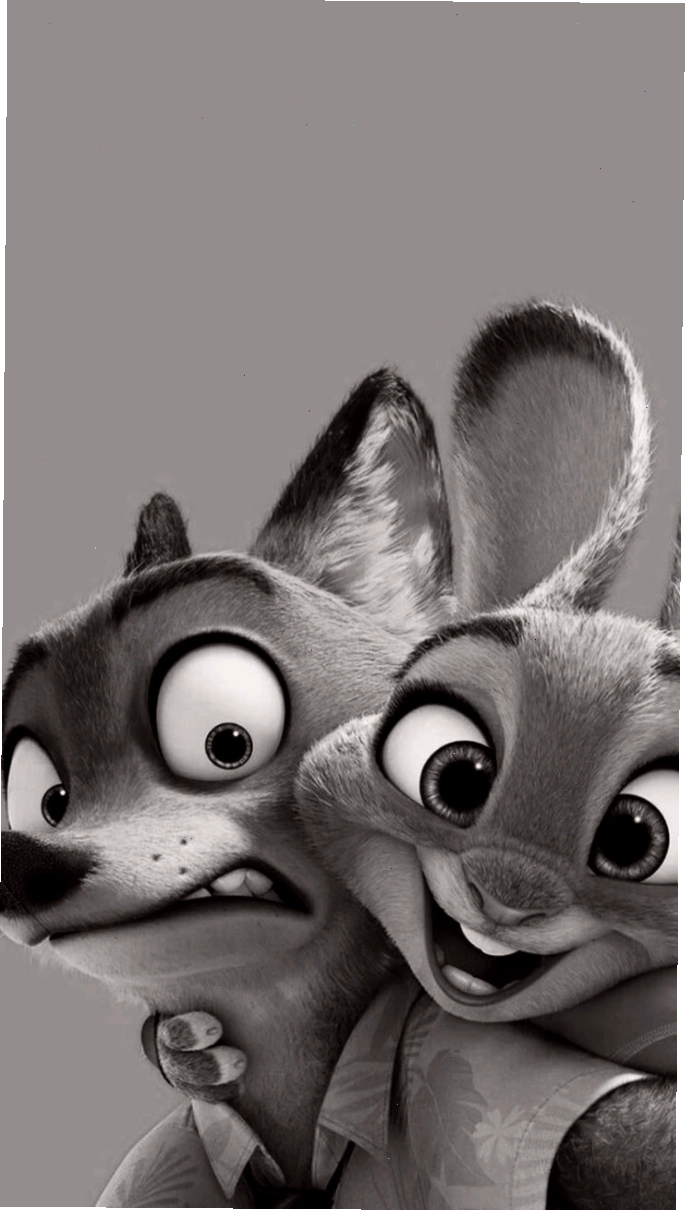 Hình nền cáo và thỏ Zootopia đẹp