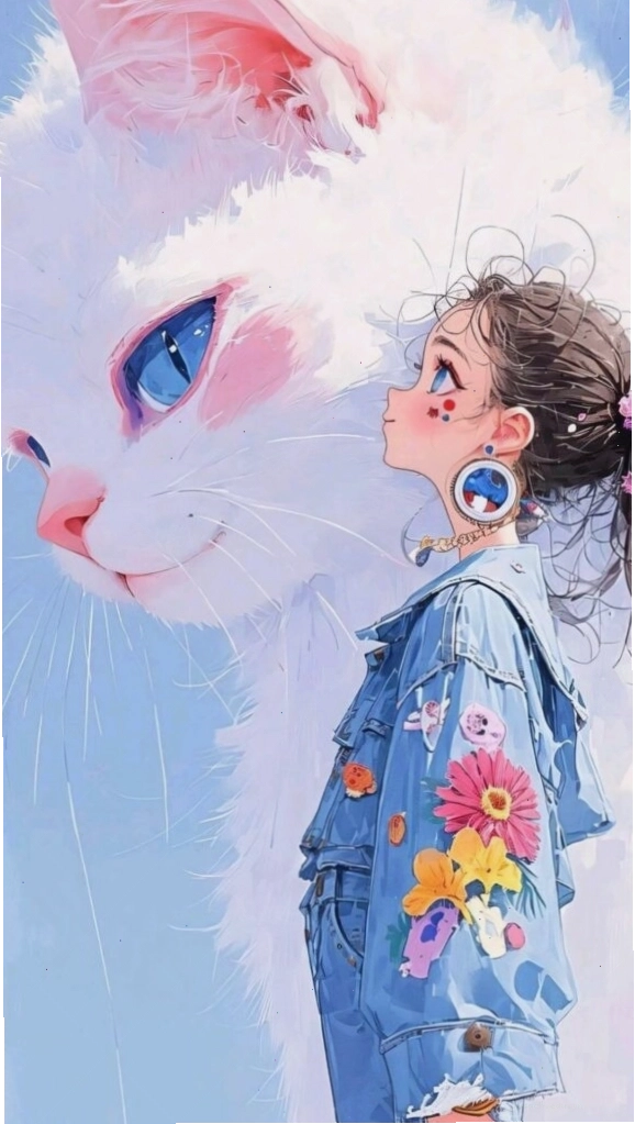 Hình nền cô gái tóc vàng đôi mắt sáng bí ẩn.