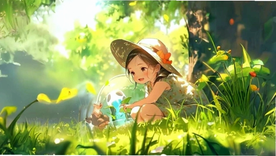 Hình nền gái 3D phong cách vintage