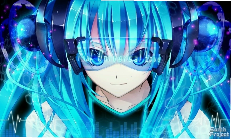 Hình nền máy tính Anime 3D với phong cách hiện đại