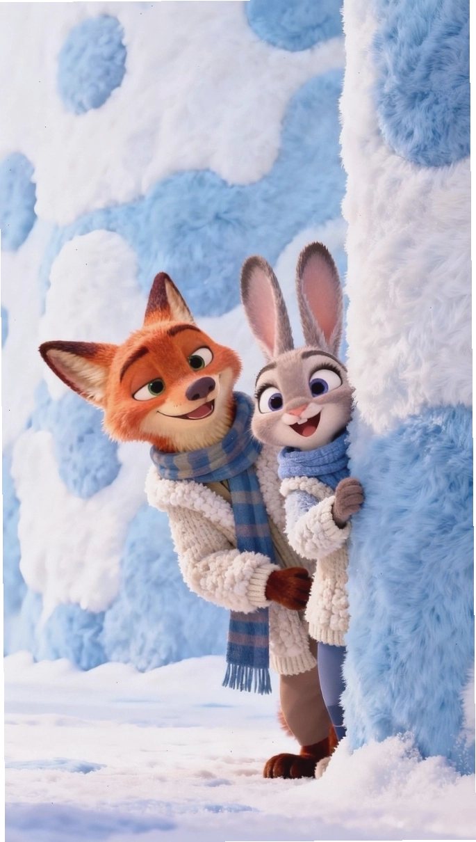 Hình nền Zootopia phiên bản tình cảm
