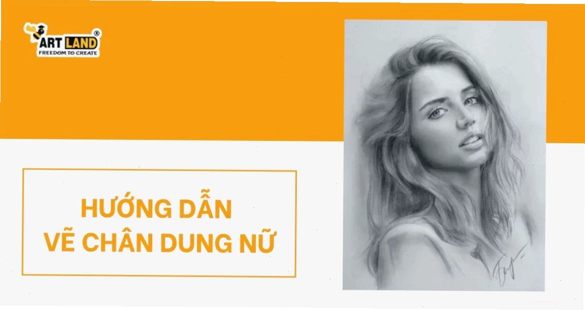 Hướng dẫn vẽ chân dung cô gái đơn giản bằng bút chì