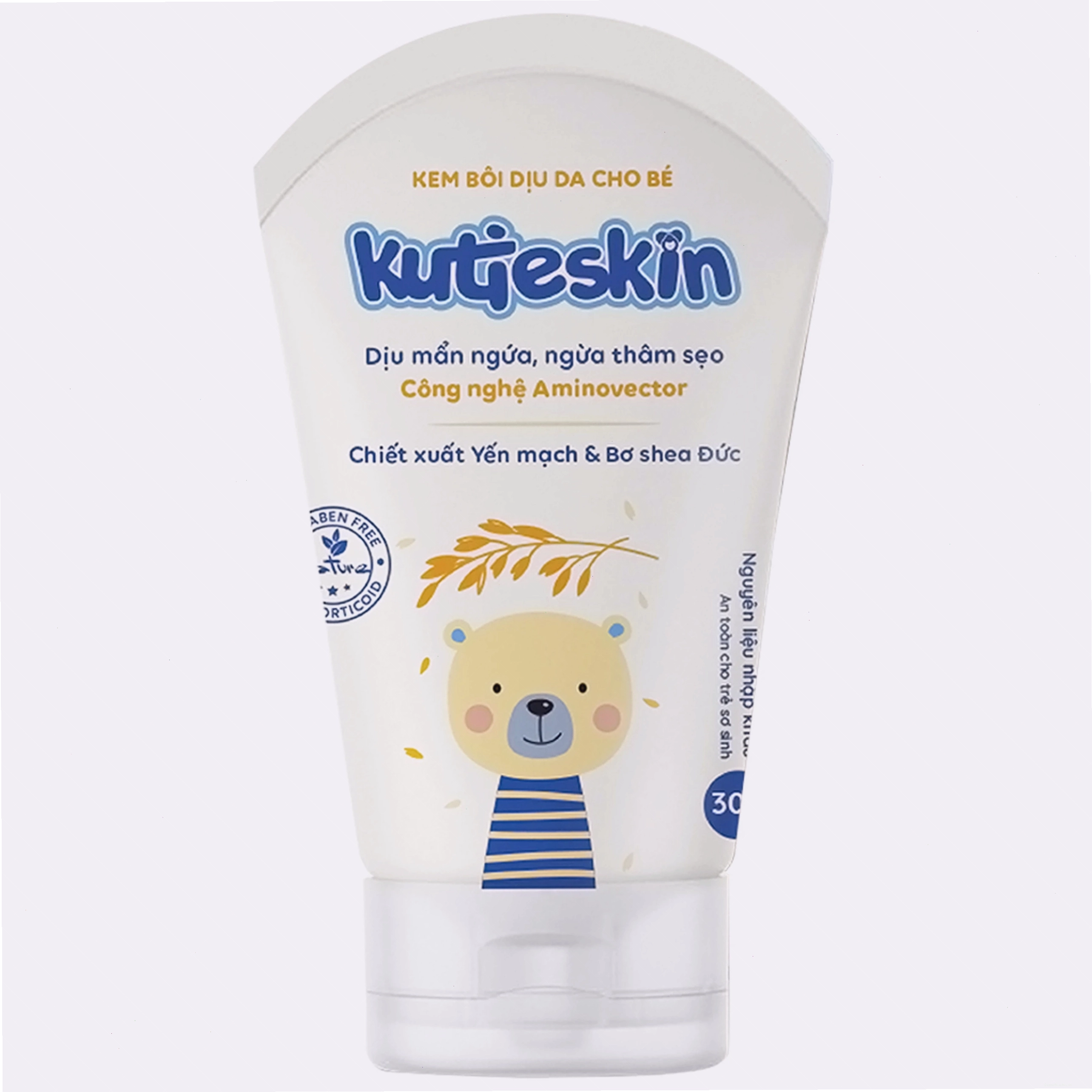 Kem bôi Kutieskin 30g giúp dịu da, giảm kích ứng cho bé
