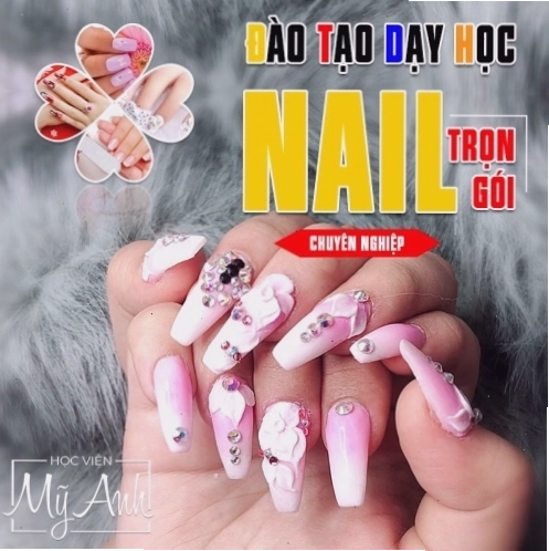 Khóa học nail trọn gói bao gồm nhiều kỹ thuật khác nhau