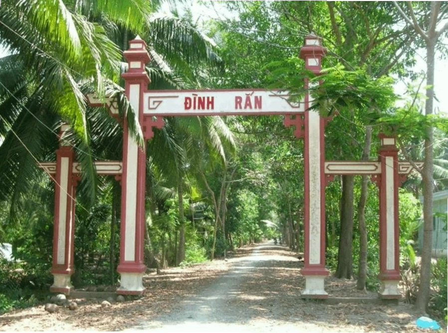 Không gian xanh mát bao quanh Khu di tích Đồng Khởi Bến Tre