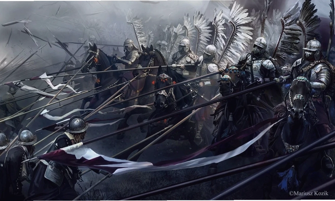 Kỵ binh Winged Hussars Ba Lan trong trận chiến