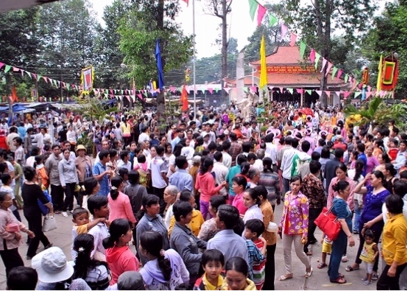 Lễ hội tại Khu di tích Gò Tháp Đồng Tháp