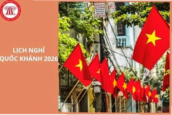 Lịch nghỉ lễ Quốc khánh 2026