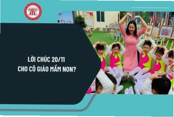 Lời chúc 20/11 cho giáo viên mầm non