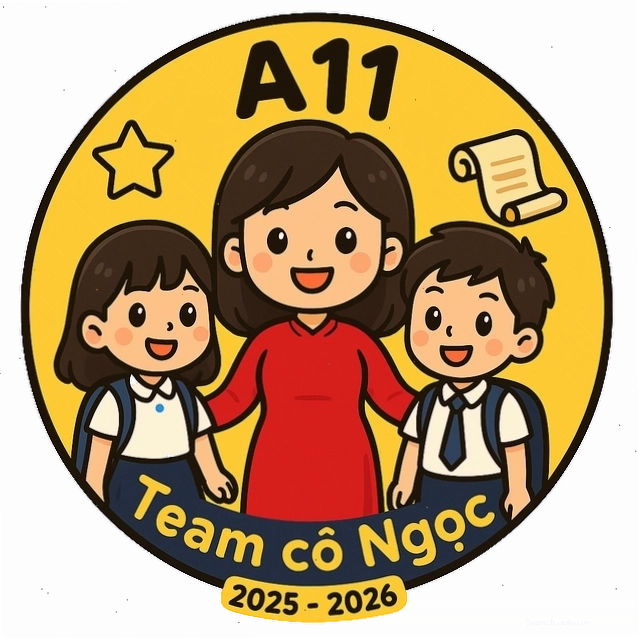 Mẫu avatar lớp với font chữ nghệ thuật và màu sắc bắt mắt