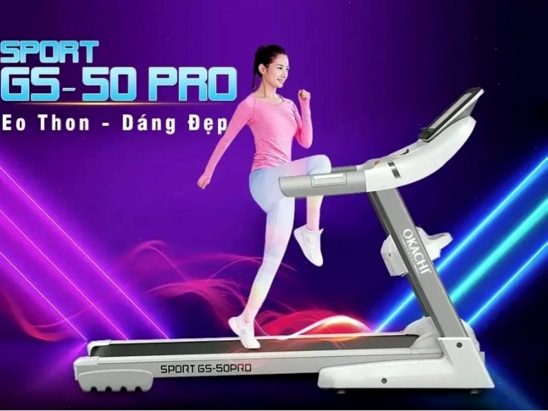 Máy chạy bộ OKACHI SPORT GS-50 PRO phân khúc phổ thông