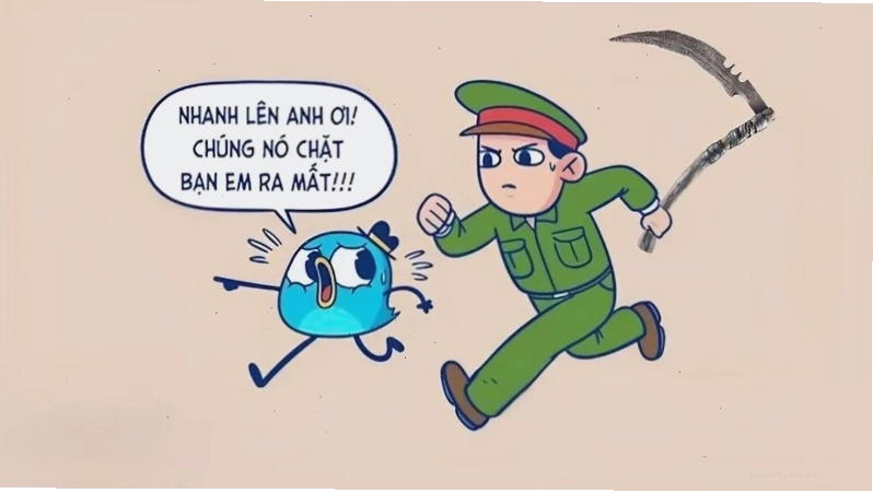 Meme báo công an hài hước