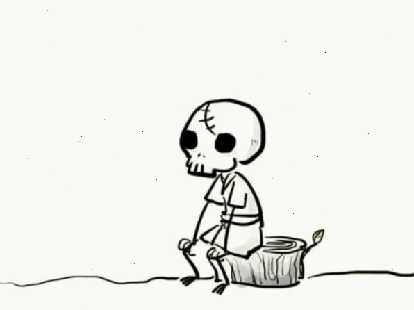 Meme bộ xương chờ đợi thể hiện sự chờ đợi kéo dài vô tận