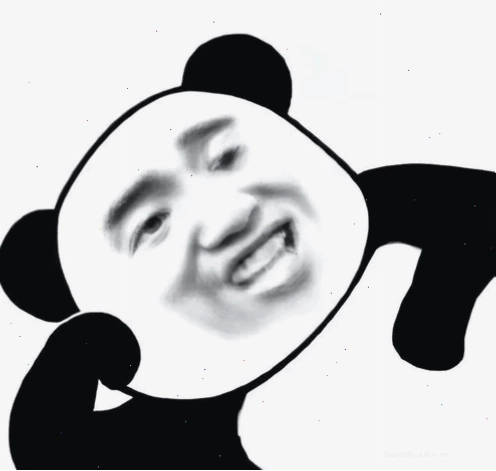Meme con gấu trúc đang suy tư