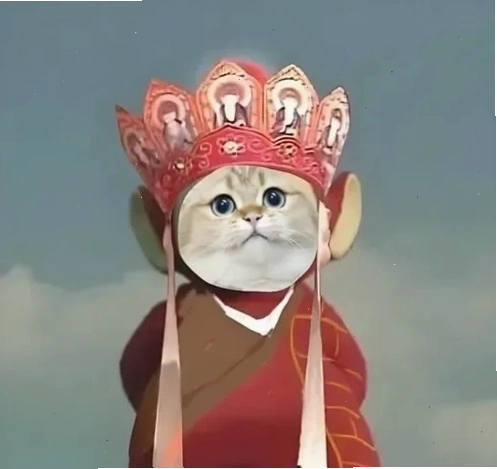 Meme Đường Tăng ngơ ngác