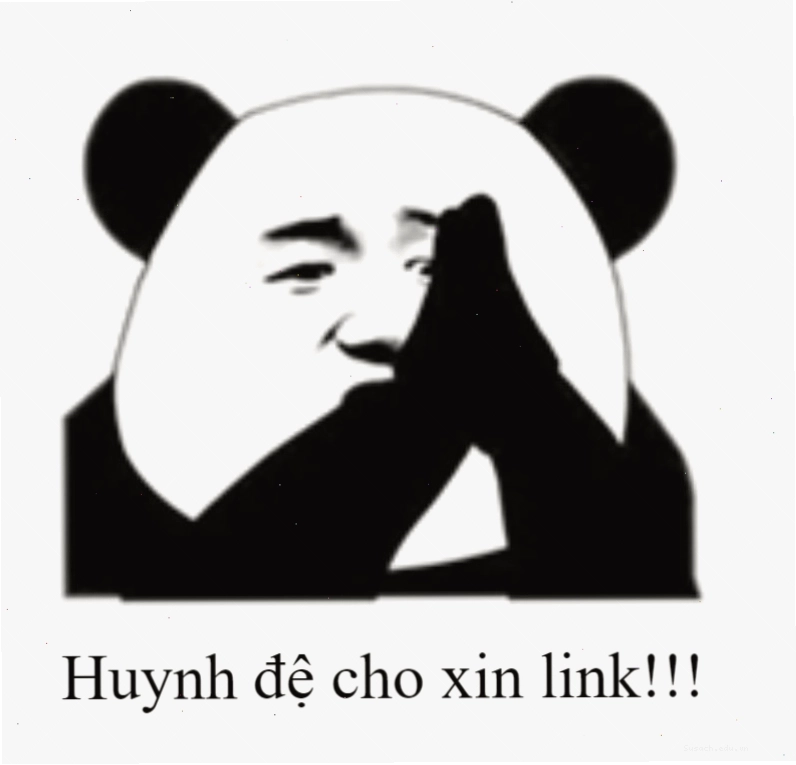 Meme gấu trúc biểu cảm xin link đáng yêu