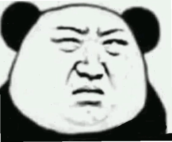 Meme gấu trúc với ánh mắt khinh bỉ