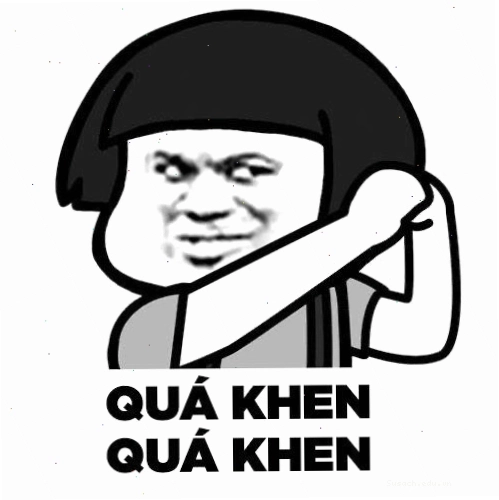 Meme gấu trúc với vẻ mặt hơi quá lời khen