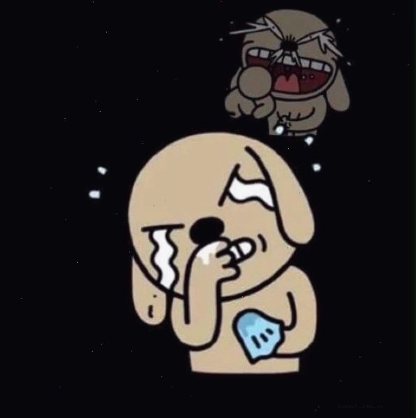 Meme lau nước mắt diễn tả sự thất vọng