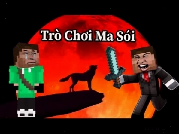 Meme ma sói kết hợp với yếu tố cô độc