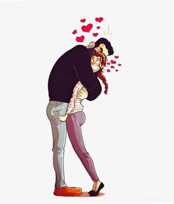 Meme ôm người yêu hạnh phúc với nụ cười rạng rỡ