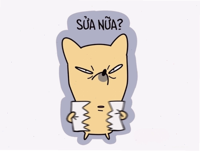 Meme "sửa nữa" thể hiện sự bất lực trước các yêu cầu thay đổi liên tục