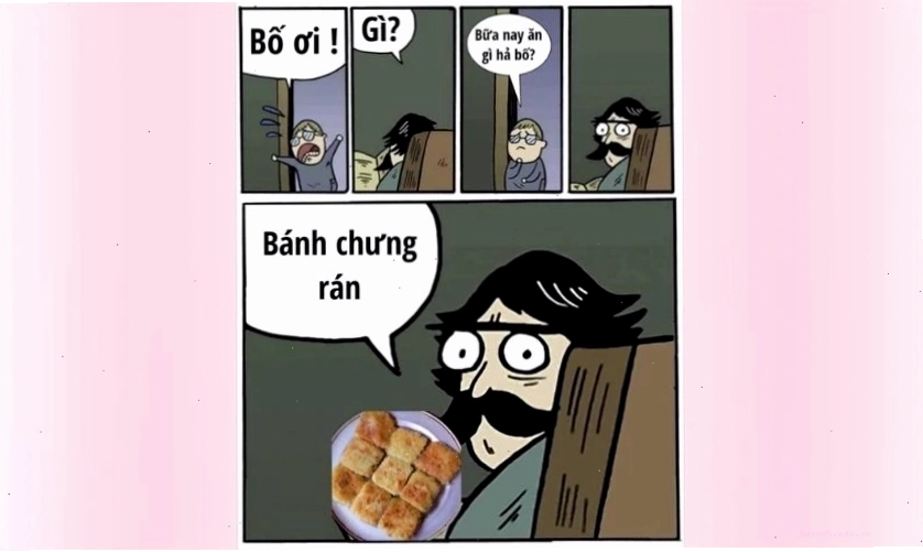 Meme Tết 2026 hài hước với biểu cảm nhân vật quen thuộc