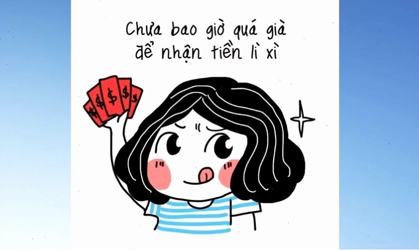 Meme Tết xuân Bính Ngọ với biểu cảm dễ thương