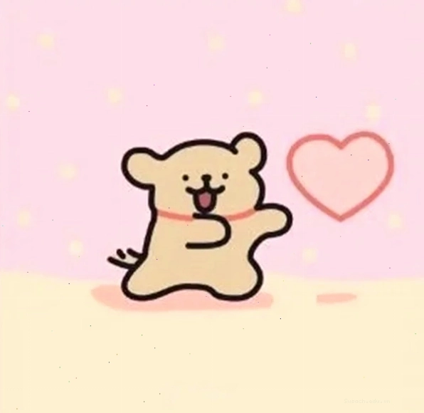 Meme trái tim cute với hình ảnh chú mèo dễ thương