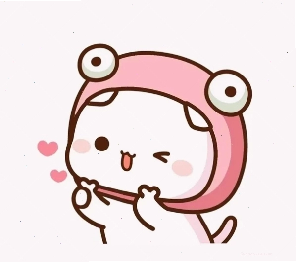 Meme trái tim hài hước với biểu cảm lém lỉnh